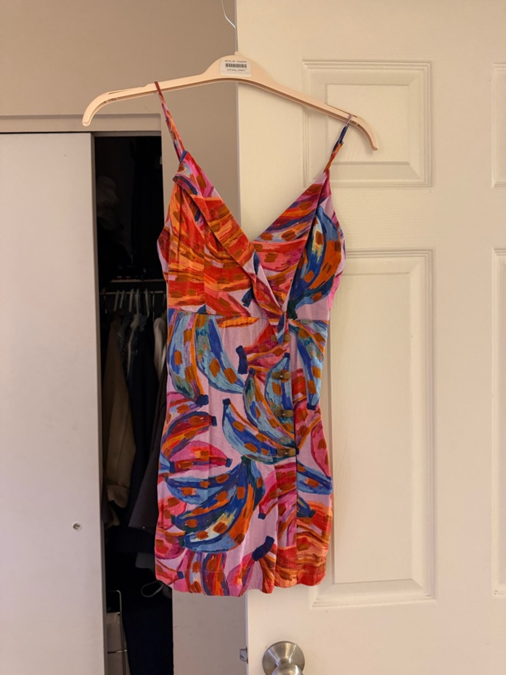 Farm Rio Vibrant Multicolor Sleeveless Mini Dress